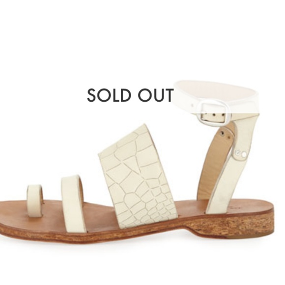 Rag & Bone Sandals Chatan Toe Ring Leather - Picture 4 of 8